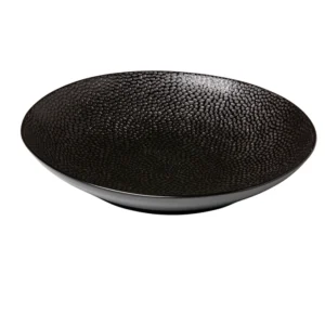 Teller tief coupe schwarz 25,5cm - Honeycomb