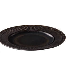 Teller tief Fahne (schwarz) 27cm - DUSK