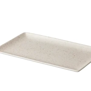 Teller flach rechteckig (weiß) 33,5x19cm - Tinto