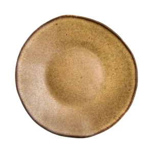 Teller flach 21cm- Stonebrown