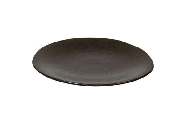 Teller flach coupe 28,5cm - Black Speckle