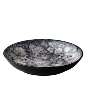 Teller tief coupe schwarz 21cm - Bubbles