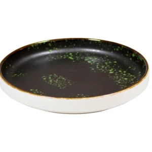 Teller rund m. erh. Rand. 20,5cm (jungle green) - Amazonas