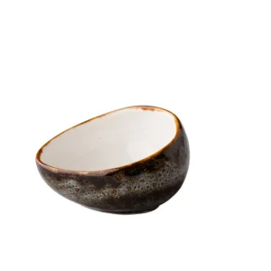 Schälchen schräg 8,5 cm, 110 ml (braun) - Jersey