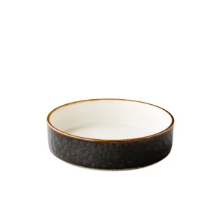 Teller tief 18cm (braun) stapelbar - Jersey