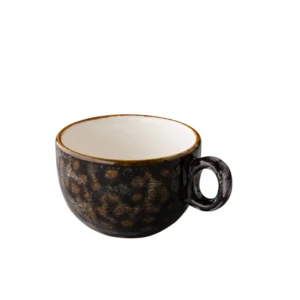 Kaffeetasse (Obere) stapelbar (braun) 8,5 cm,200ml - Jersey