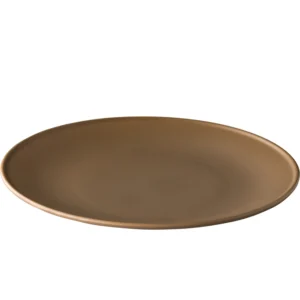Teller flach coupe (braun) 28cm - Hygge