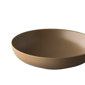 Teller flach coupe (braun) 22,9cm - Hygge