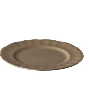 Teller flach Fahne (braun) 28cm - Hygge