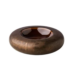 Bowl mettalic gold 17 x 5,3 cm