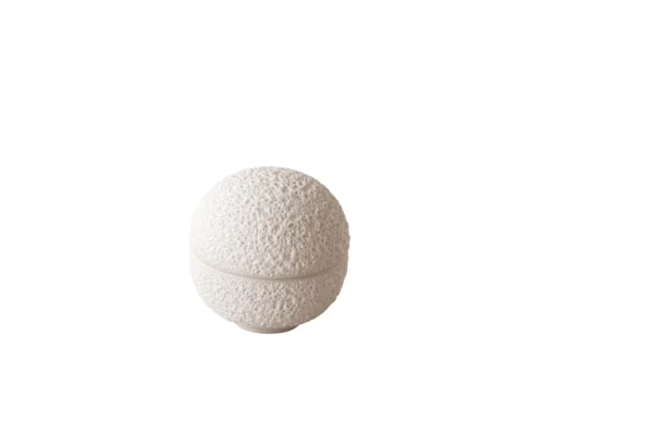 Vulcanic ball bowl white medium 7 cm