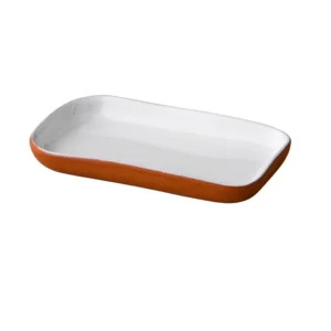 Teller rechteckig weiss 15x8,5cm - Stoneheart