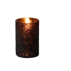 Windlicht (schwarz) 7,5x12cm - Nordic