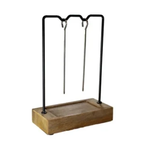Spießhalter doppel (Holz) 20x10x6,5cm