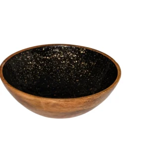 Schale 25x7,5cm (schwarz), 1,9L - Holz