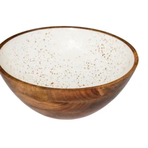 Schale 30x10cm (weiß), 3L - Holz