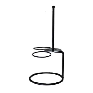 Donut-/Zwiebelringhalter (schwarz) 20x22x33cm