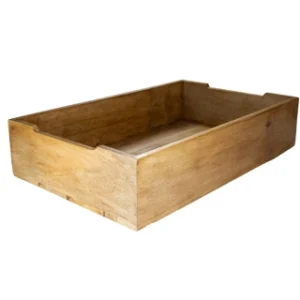 Buffetbehälter (Mangoholz) für GN 1/1 55,5x35x12cm