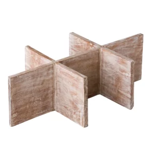 6-Fach Teiler Mangoholz 48x27x15cm - Buffet