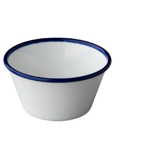 Schale rund 12,5x6cm - Melamin Emailleoptik
