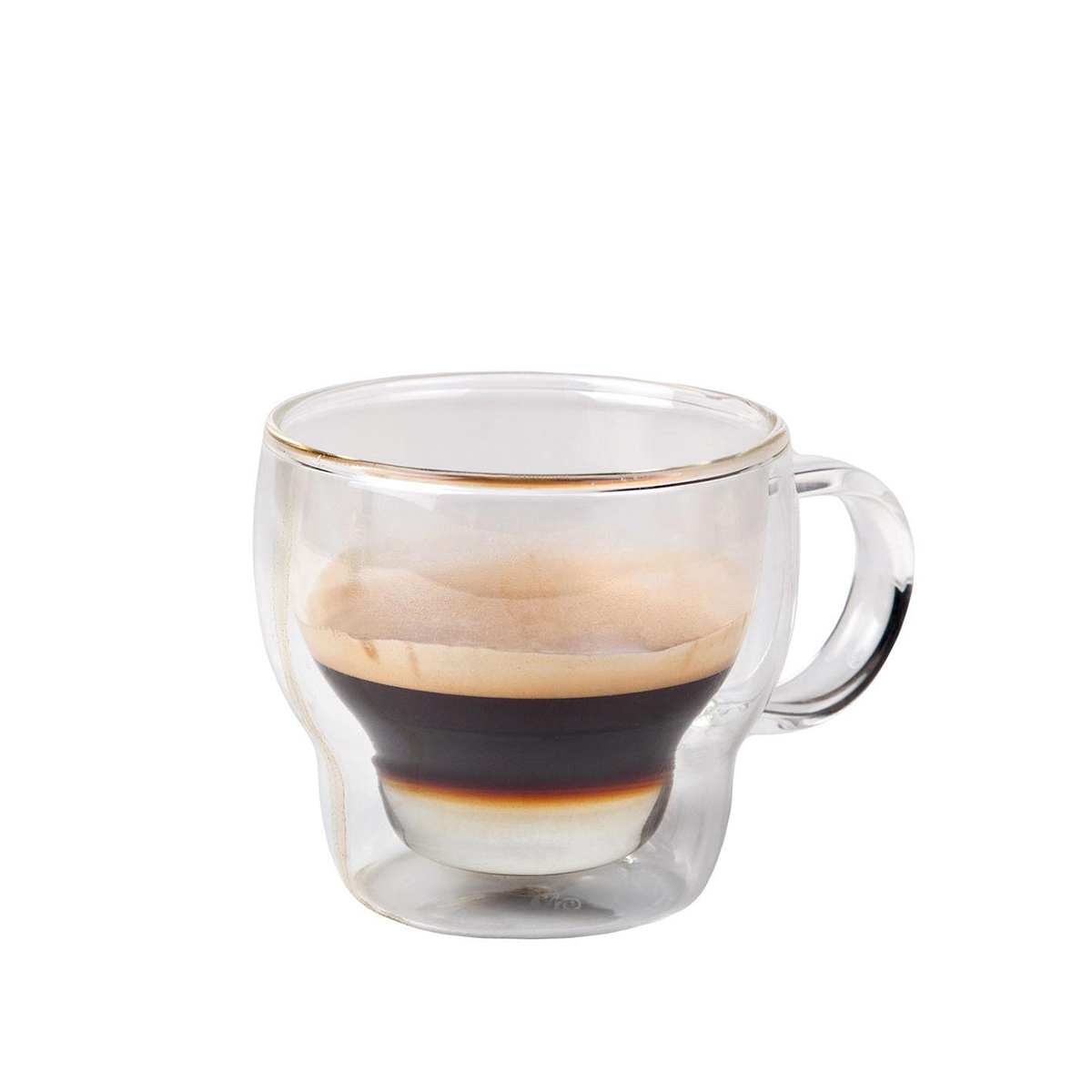 Kaffee-/Teeglas doppelw. 8,5x8cm 230ml - CP