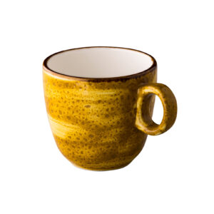 Kaffeebecher 300 ml stapelbar (gelb) - Jersey