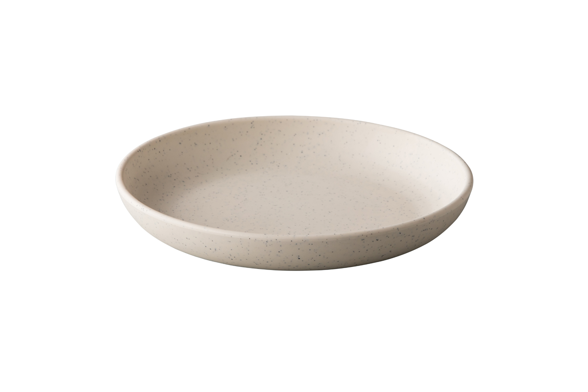 Teller Tief coupe 21,5 cm - Pebble Creme- Melamin