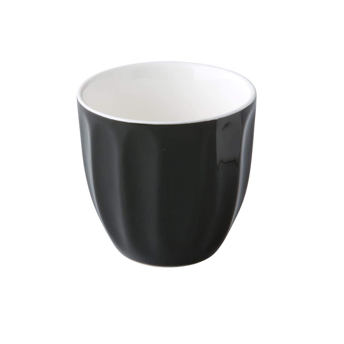 Kaffeetasse o. Henkel Trendy schwarz 180ml - CP