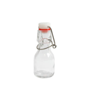 Flasche Mini m.Bügelver. 3erSet 4,5x11cm 60ml-GuF