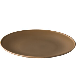 Teller flach coupe (braun) 28cm - Hygge