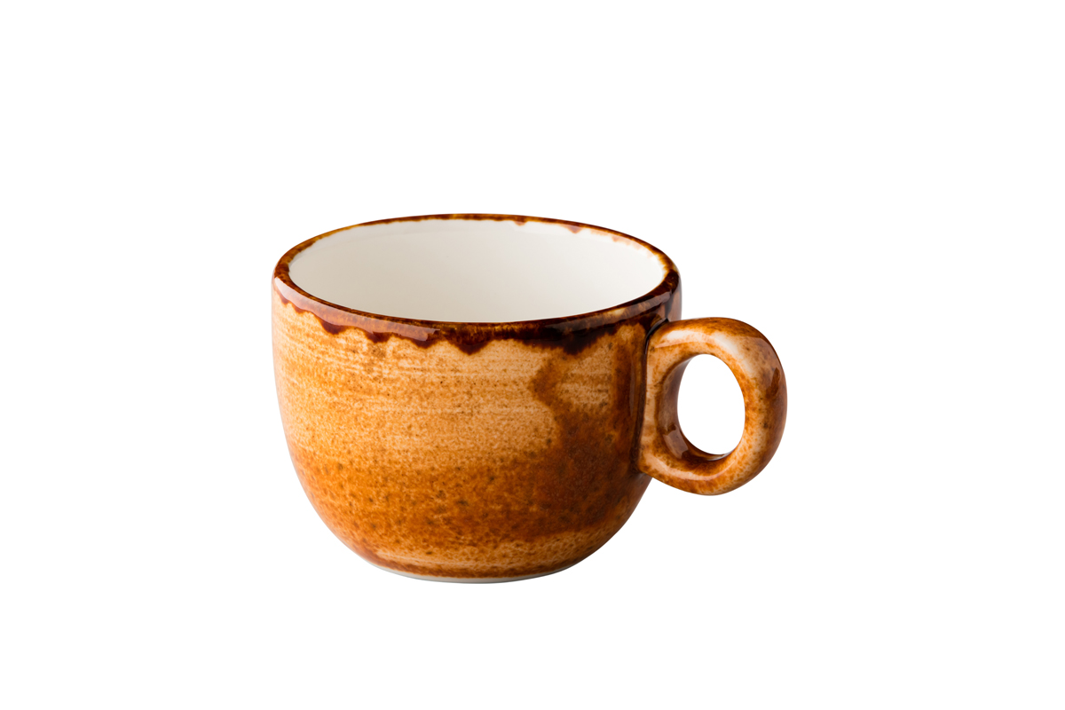 Kaffeetasse stapelbar  (orange)7,5 x 6 cm, 160ml