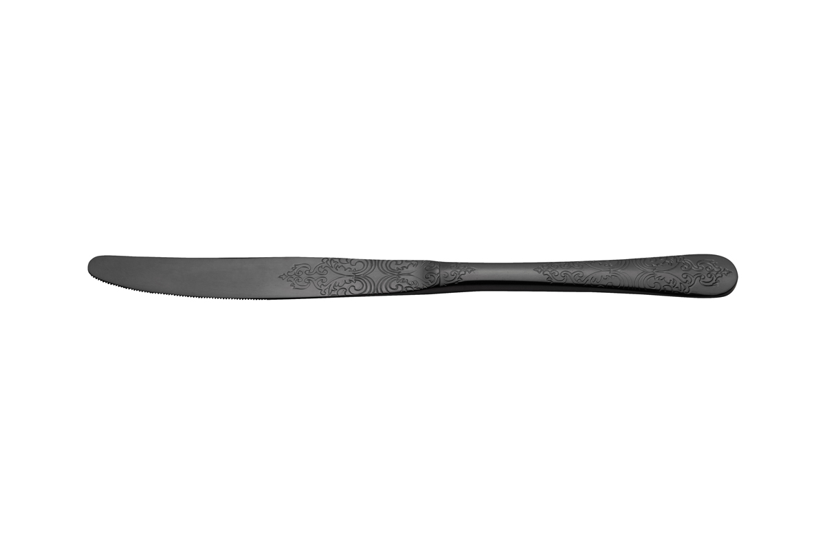 Menümesser 23,7 cm -Antique Gun Metal Black 18/10