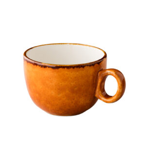 Kaffeetasse stapelbar (orange) 10 x 7,5 cm, 350ml