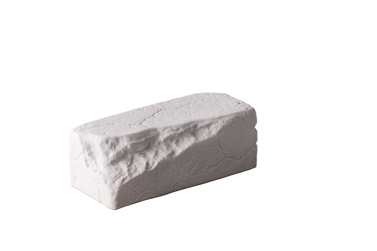 Rectangular rustic white 16,5 x 6,7 x 6 cm