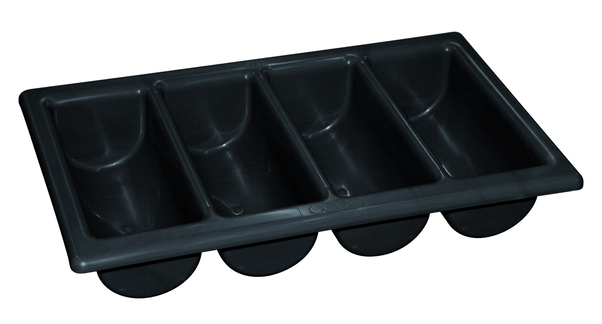 Besteckkasten GN1/1 (schwarz) 10x53x32,5cm