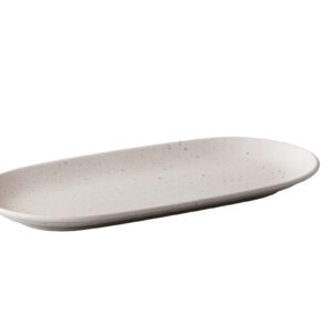 Teller flach, oval 30 x 15 cm (weiß) - Tinto