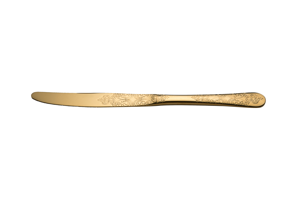 Menümesser 23,7 cm -Antique Gold 18/10