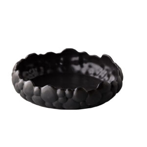 Bubble Deep Plate Black 20 x 5,5 cm 