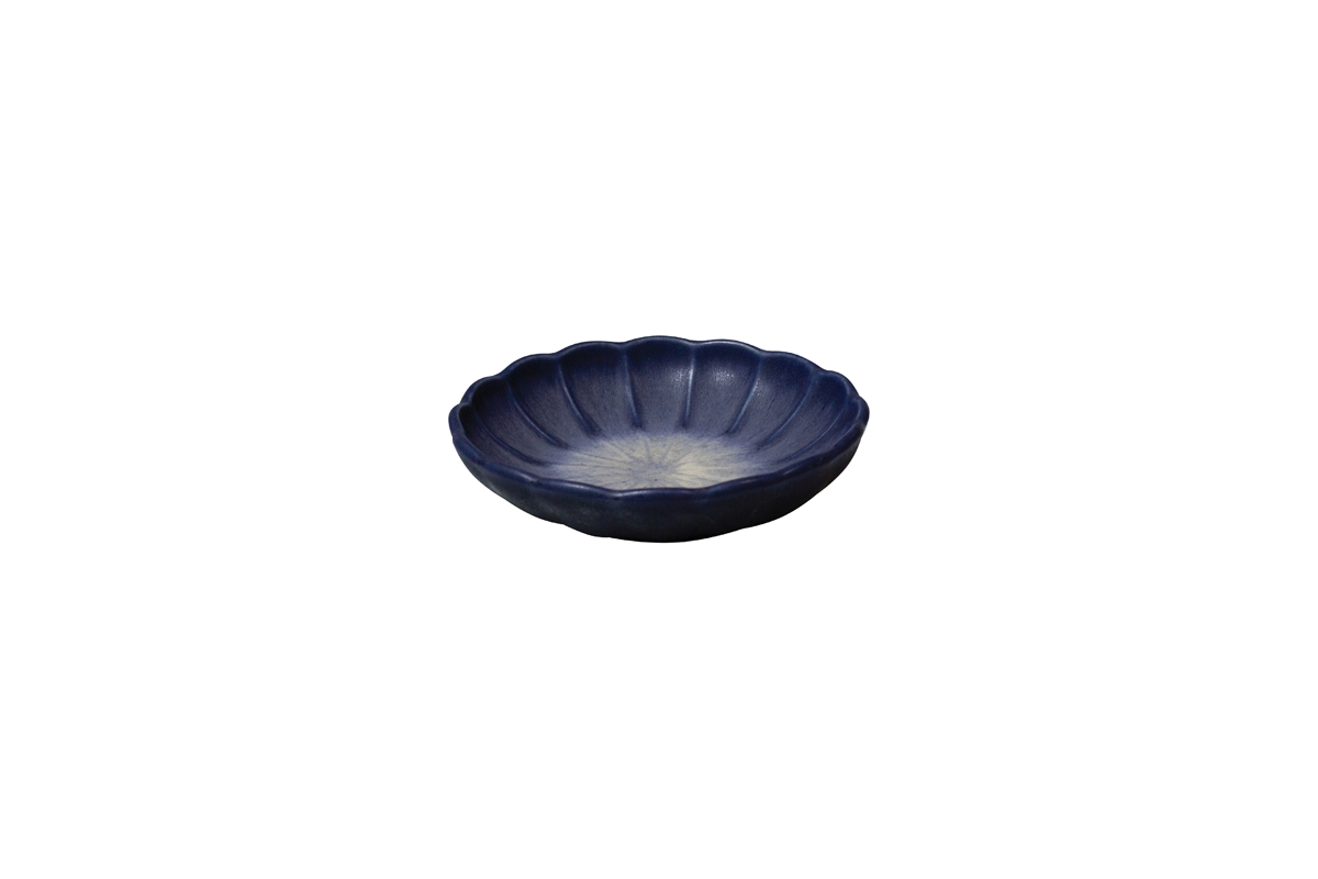 Teller flach 16,5cm (blau) - Flower