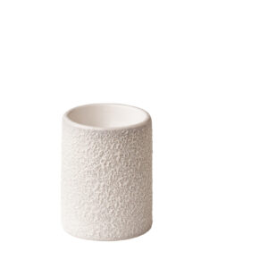 Tower plate vulcanic white 8 x 10  cm