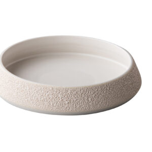 Plate Vulcanic Conical white 20 x 3,7 cm