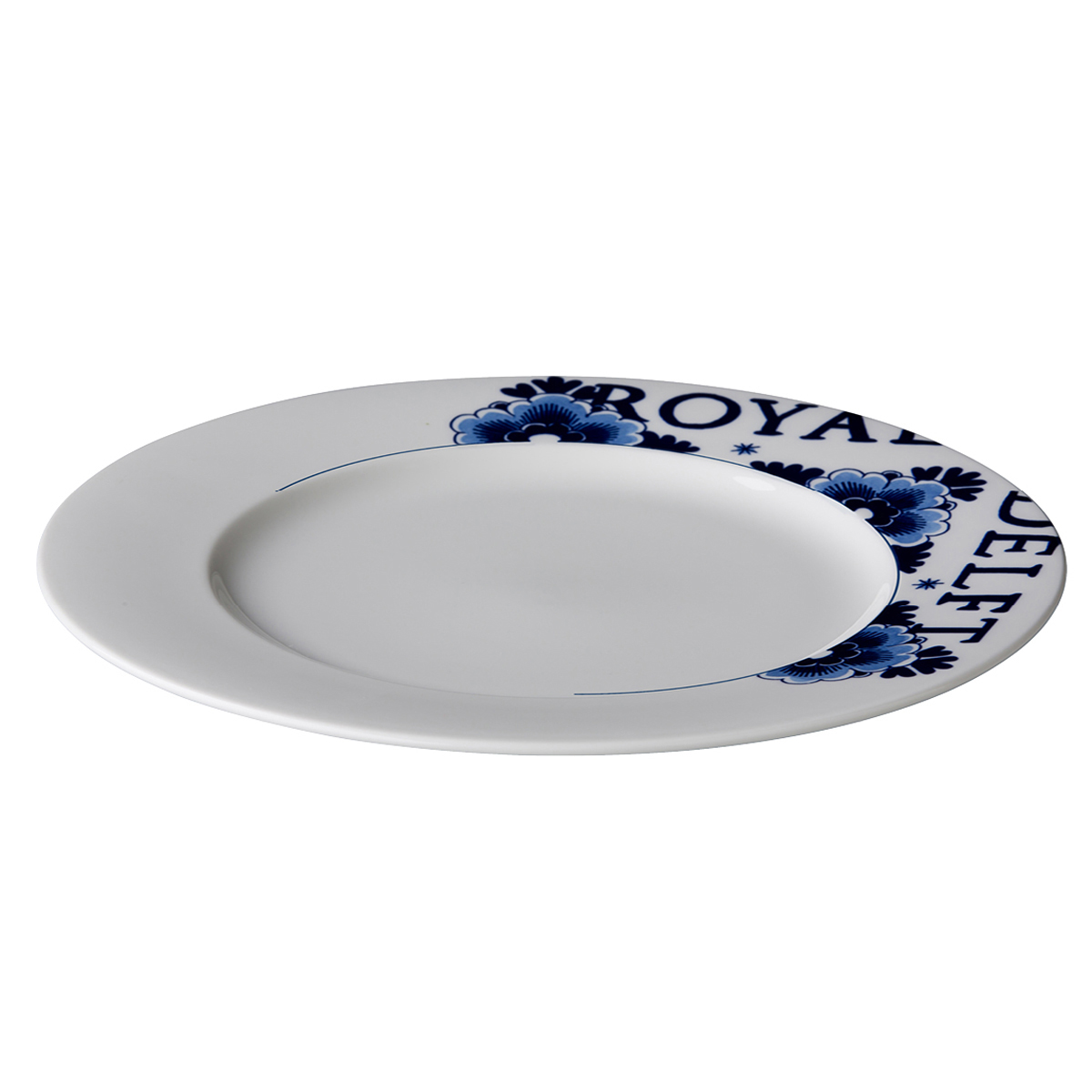 Teller flach Fahne 30,5cm - Royal Delft