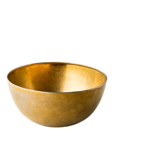 Schale 20x9cm (gold), 1,75L - Vintage Edelstahl