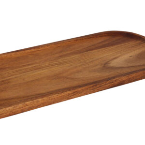 Aka.holzbrett recht. mit Gr. 42x15,5x1,5cm-HZ