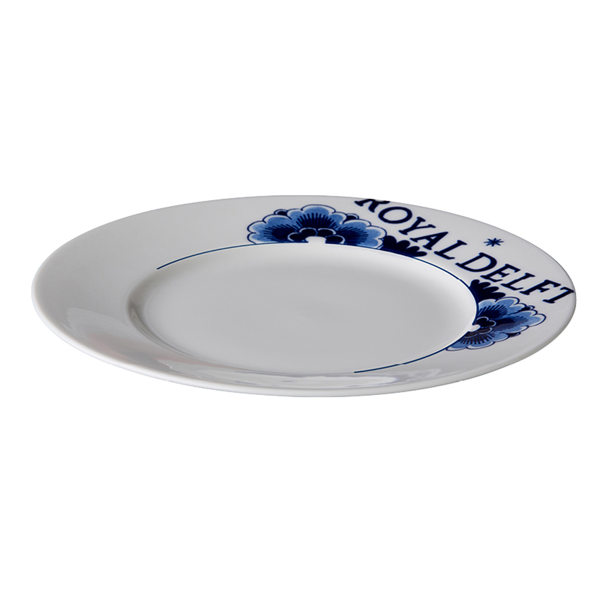 Teller flach Fahne 17cm - Royal Delft