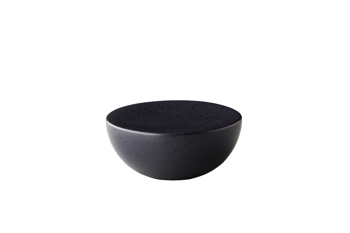 halbe Bowl L  schwarz 16,7x4 cm - ShApes