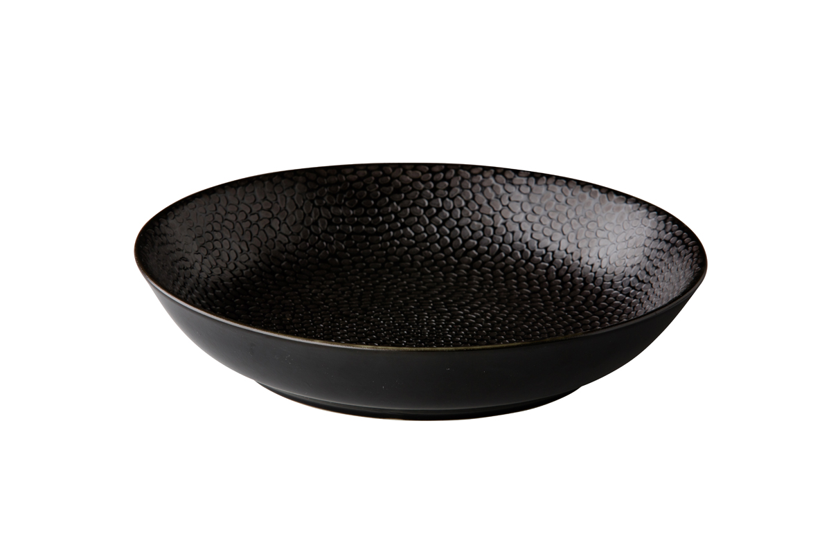 Teller tief coupe schwarz 21cm - Honeycomb