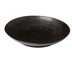 Teller tief coupe schwarz 25,5cm - Honeycomb