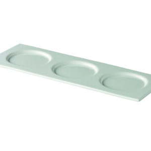 Servierplatte mit 3 Spiegel 38,5x14cm - Cloud