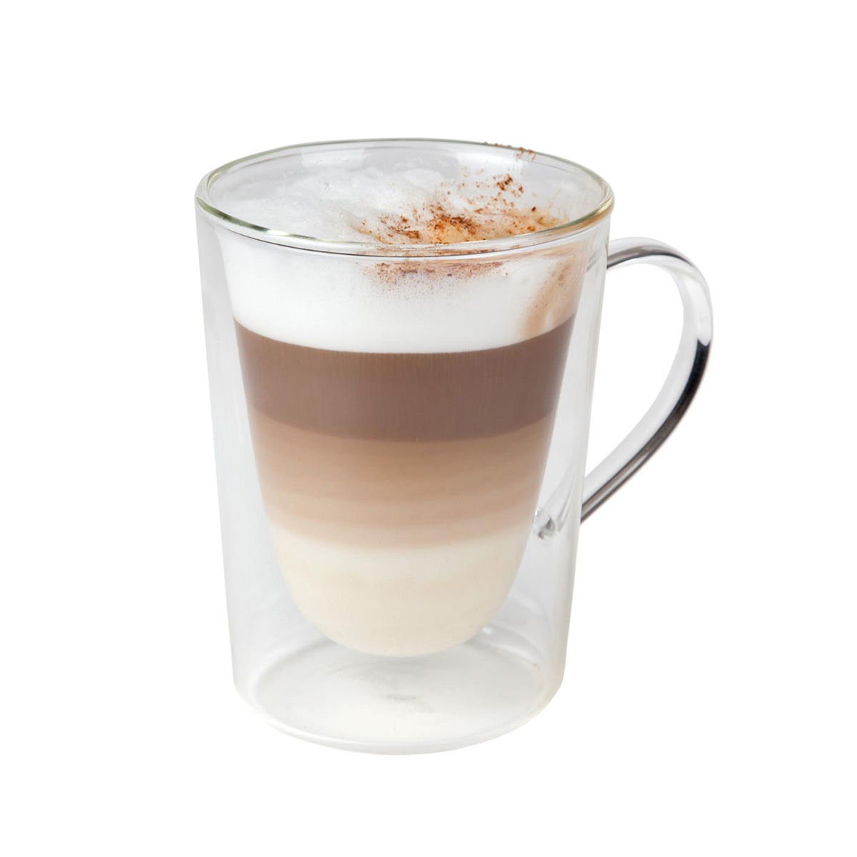 Latte Macch. Glas doppelw. 12,4x11,3cm 290ml - CP